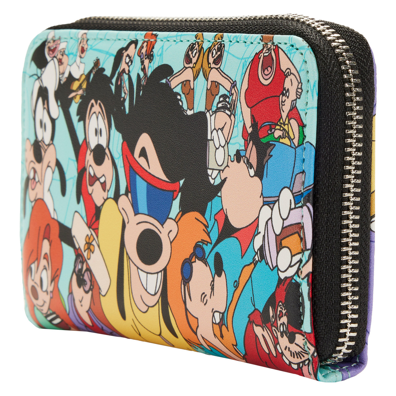 Loungefly Disney Goofy Movie Collage Zip Around Wallet - Comic Spot