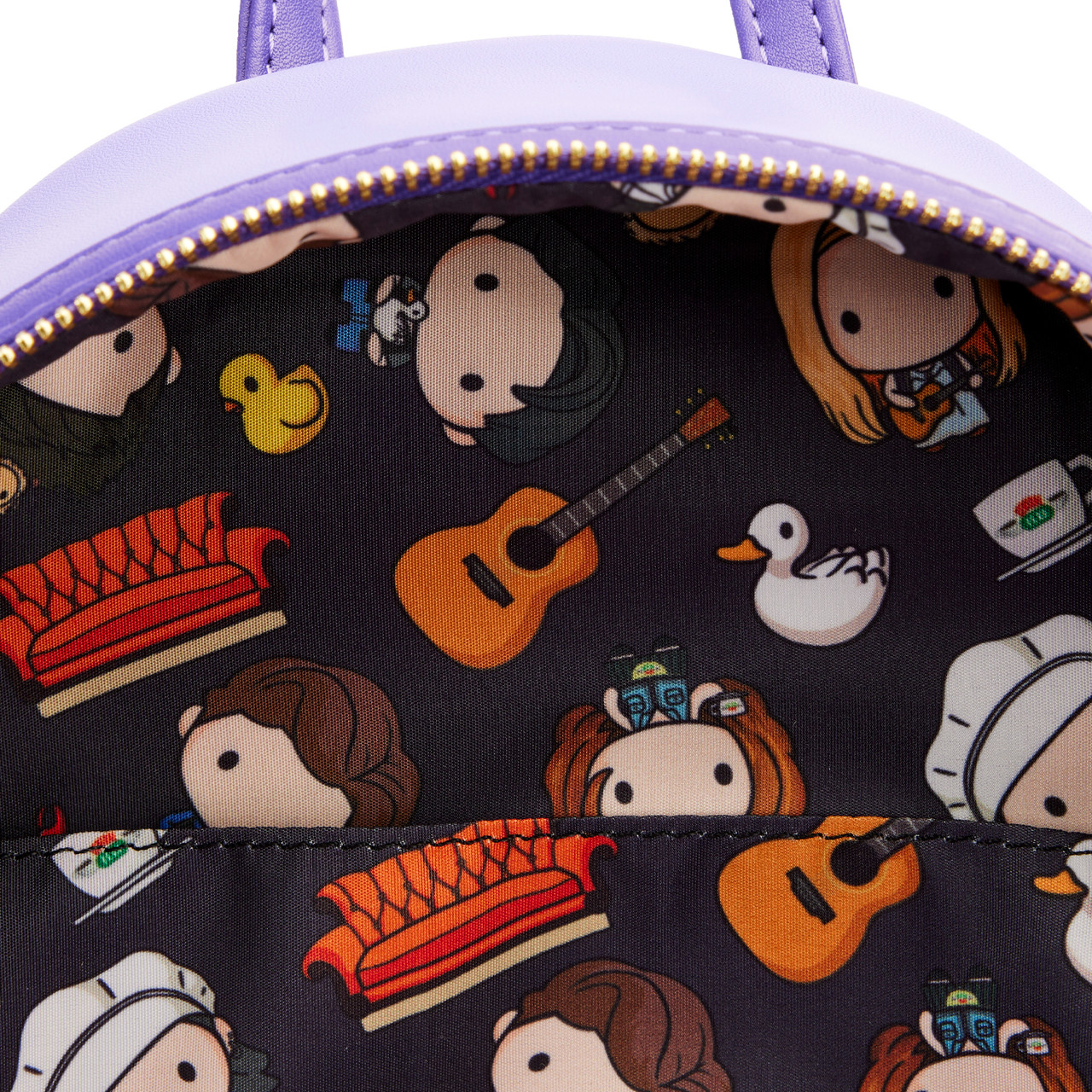 friends front door mini backpack Loungefly TV Series Chibi Art Womens Double Strap Shoulder Bag Purse : Clothing, Shoes & Jewelry adjustable shoulder straps and there is also a top handle for easy carry Friends - Central Perk Mini