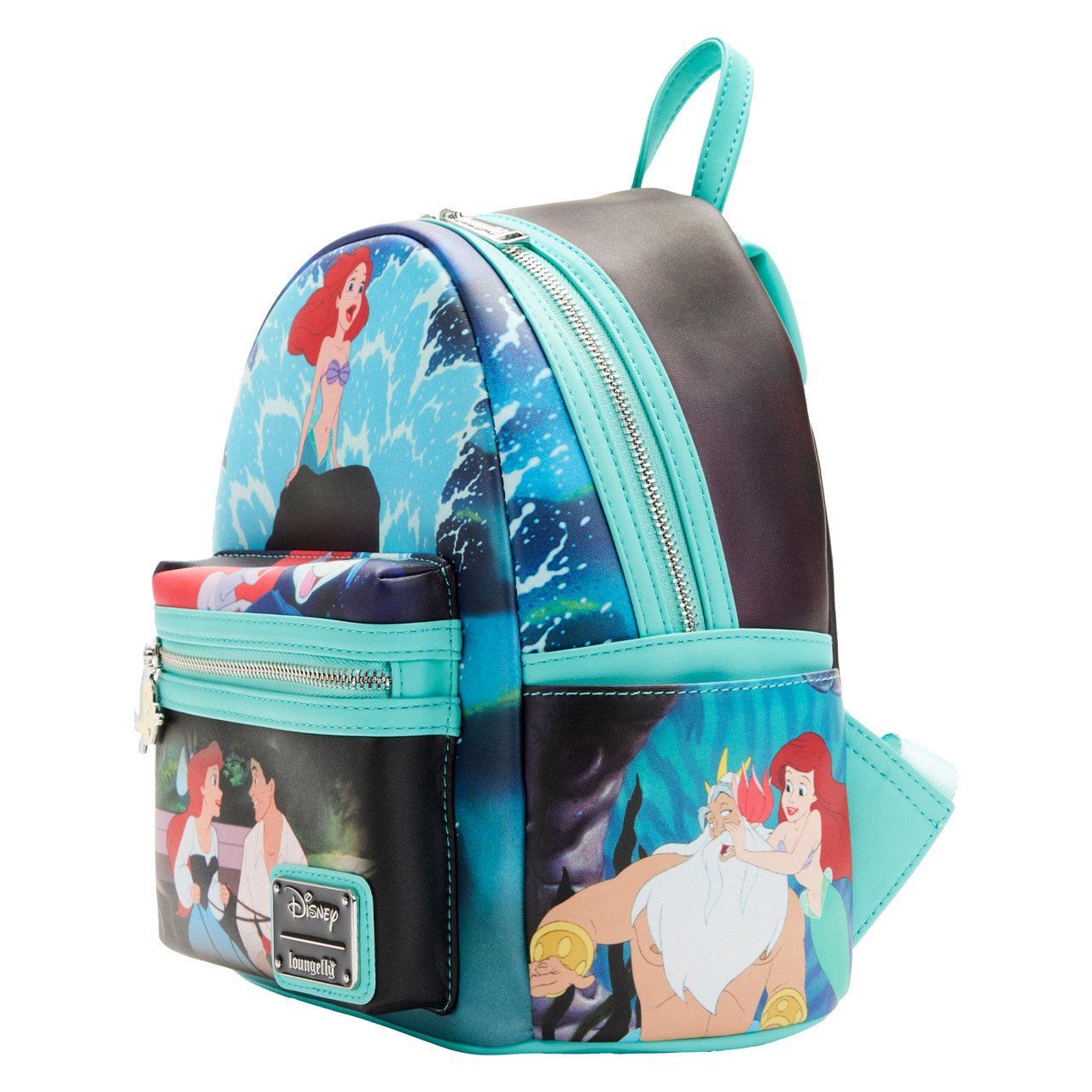 The Little Mermaid Loungefly Mini Backpack & Purse Disney Unboxing
