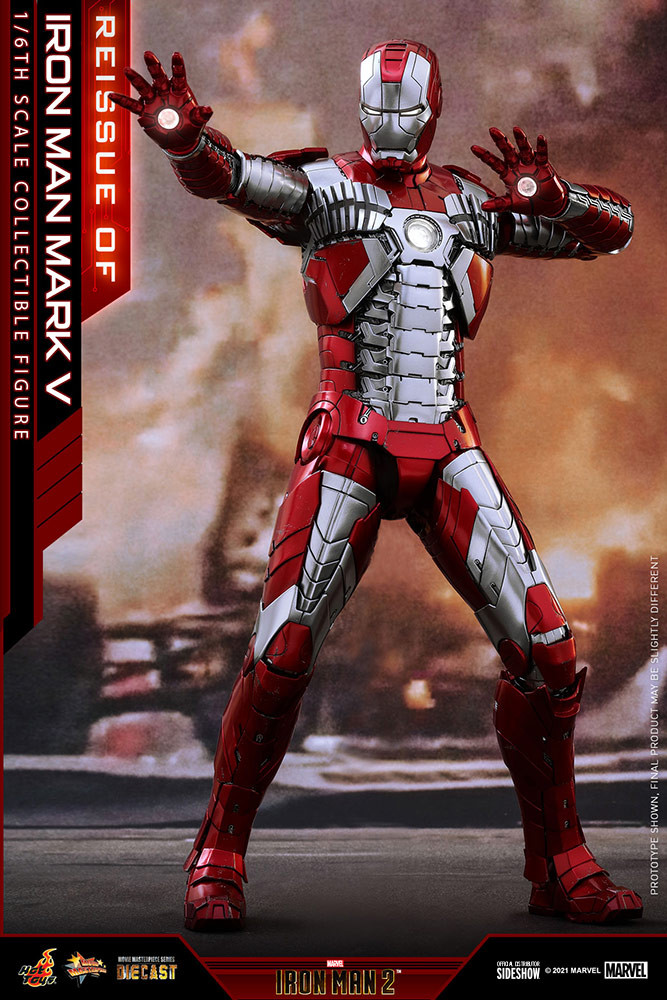 Hot Toys 1:6 Iron Man Mark V - MMS Diecast - Comic Spot