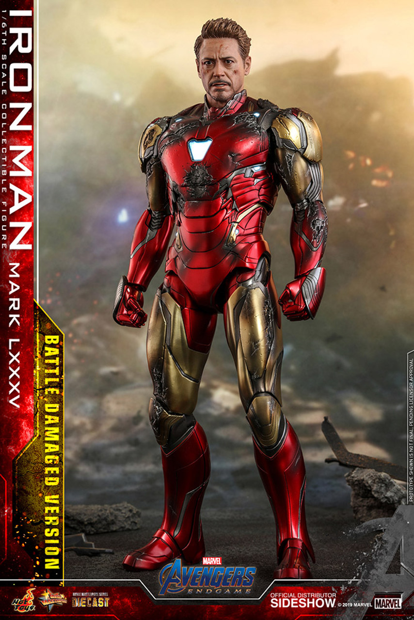 IRON MAN Figurine The Origins Collection Comic Masterpiece Deluxe Version  Hot Toys