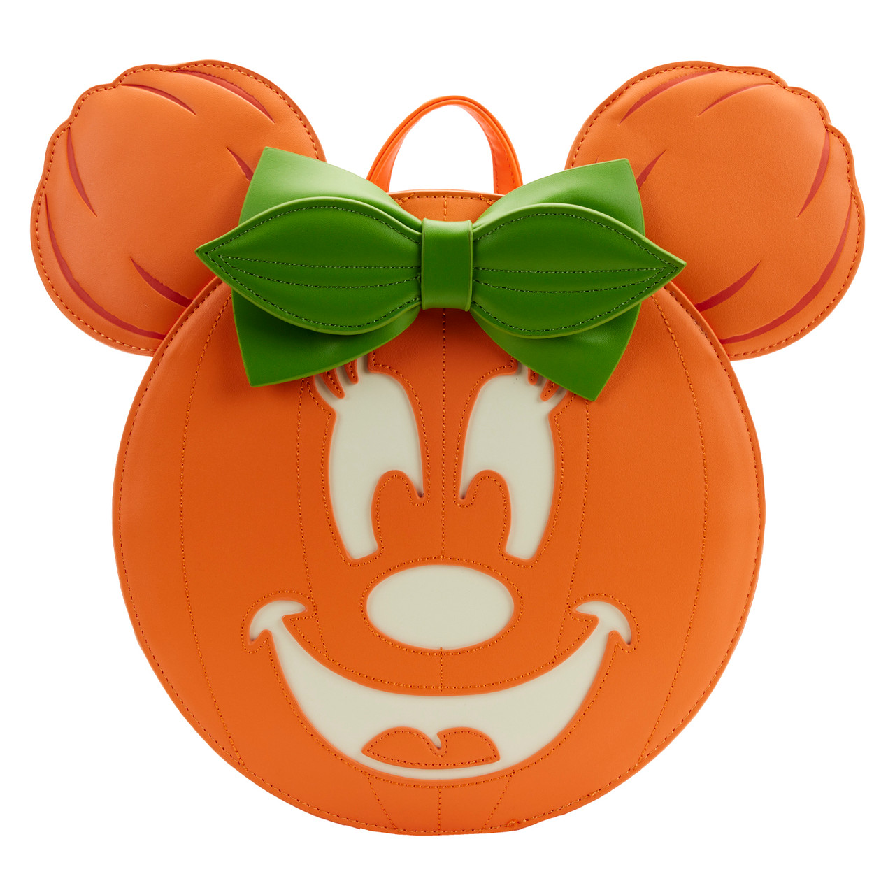 Loungefly Minnie Mouse Glow in The Dark Pumpkin Flap Wallet