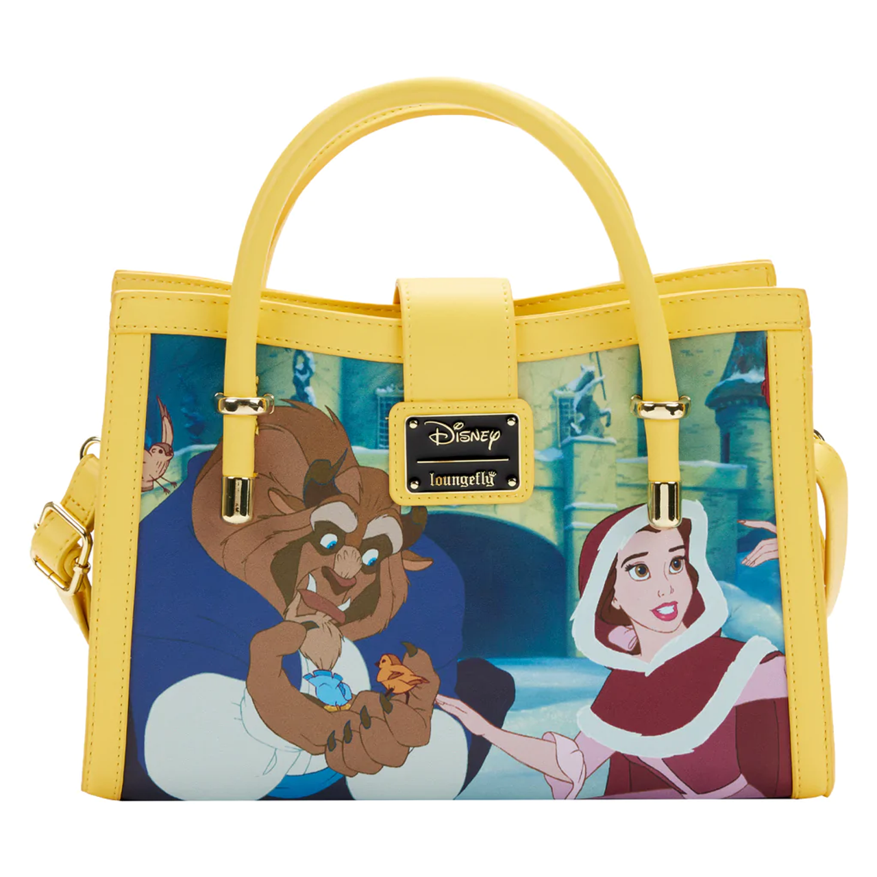 Loungefly Disney Princess Castle Series Belle Cross Body Bag – Spell  Boutique