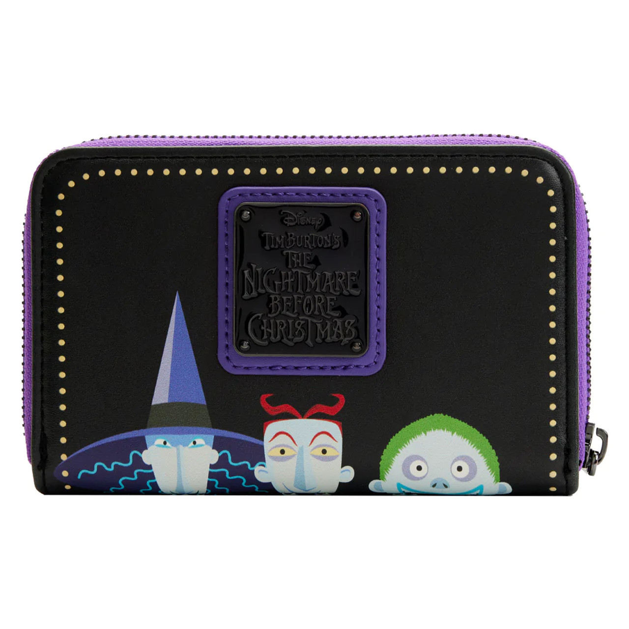 Loungefly Disney Nbc Lock Shock Barrel Oogie Boogie Zip Around Wallet