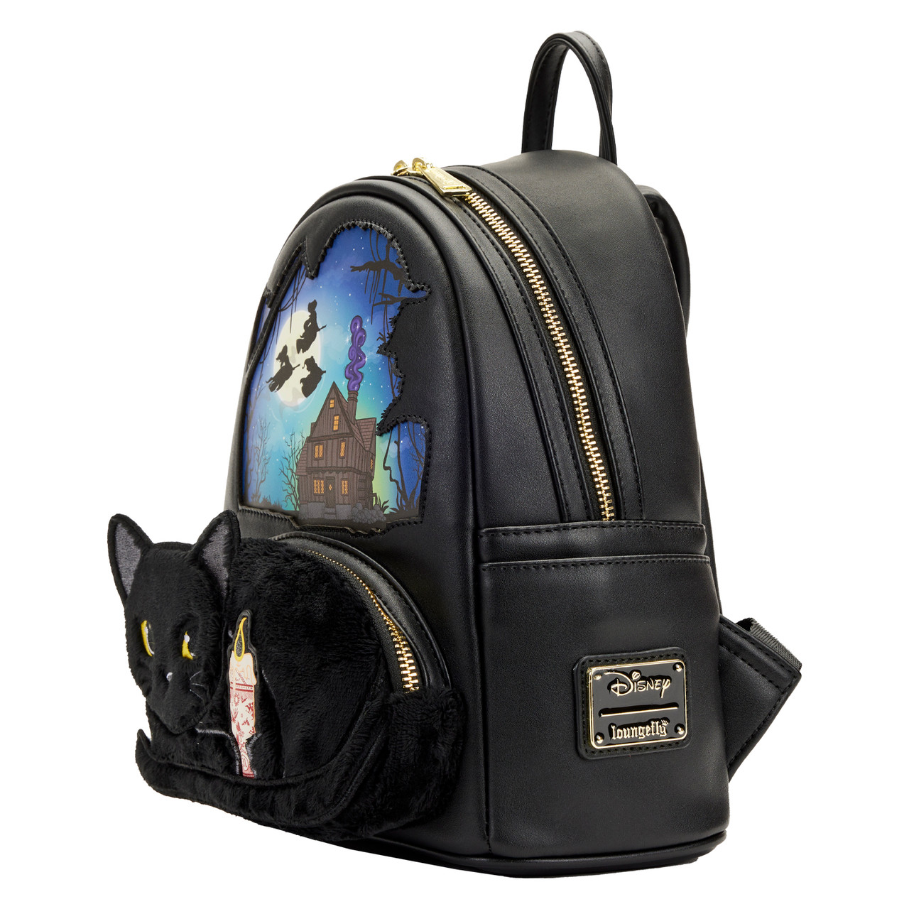 Loungefly Disney Hocus Pocus Binx Pocket Mini Backpack