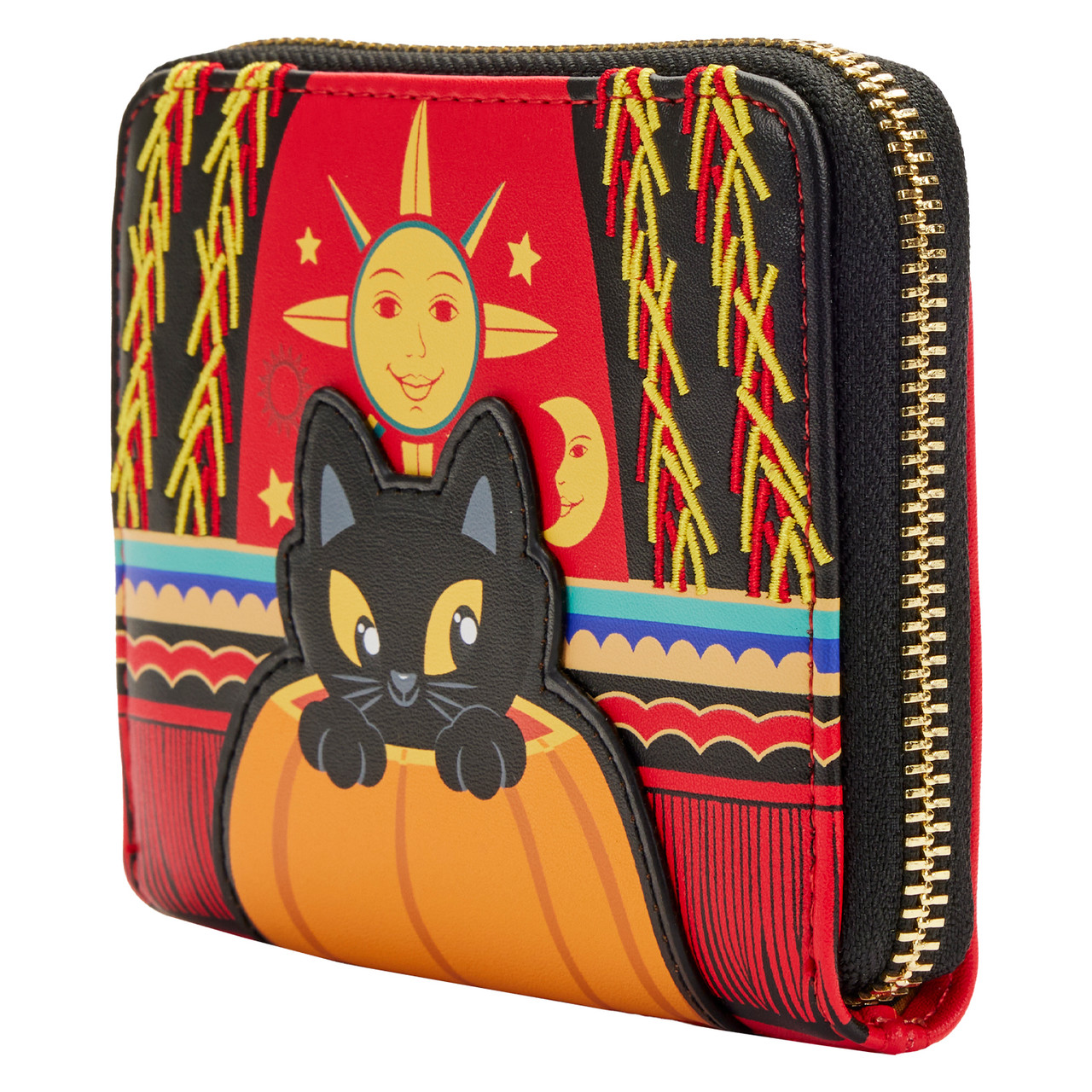 Loungefly Disney Hocus Pocus Dani Binx Zip Around Wallet