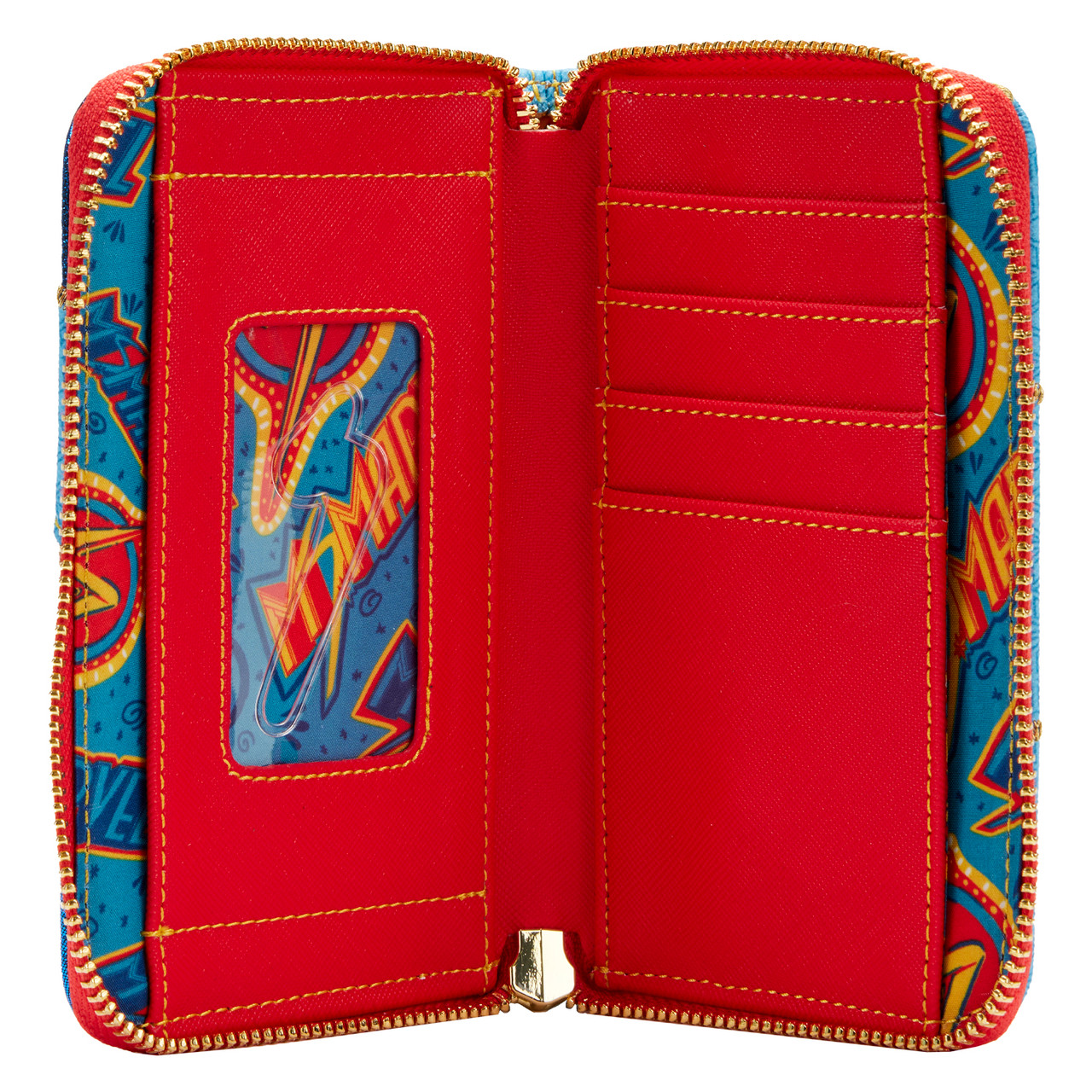 Loungefly Marvel Ms Marvel Cosplay Zip Around Wallet - Comic