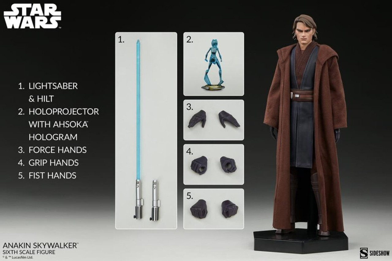 Anakin Skywalker Clone Wars Sixth Scale Figure