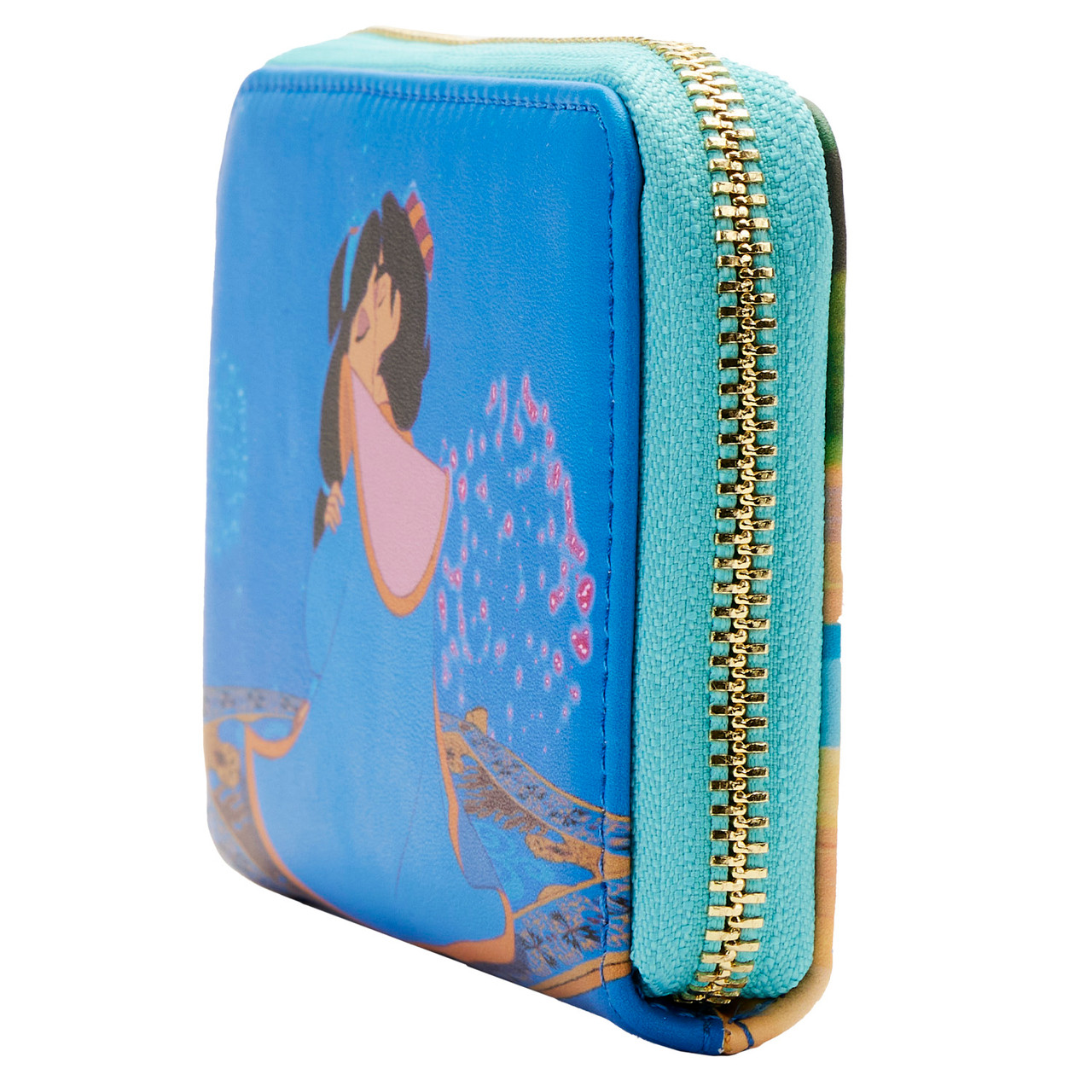 LOUNGEFLY DISNEY JASMINE CASTLE KISSLOCK WALLET – igabiba