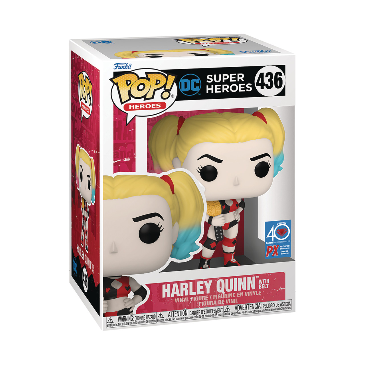 Funko POP Harley Quinn 371 Black Light DC Comics