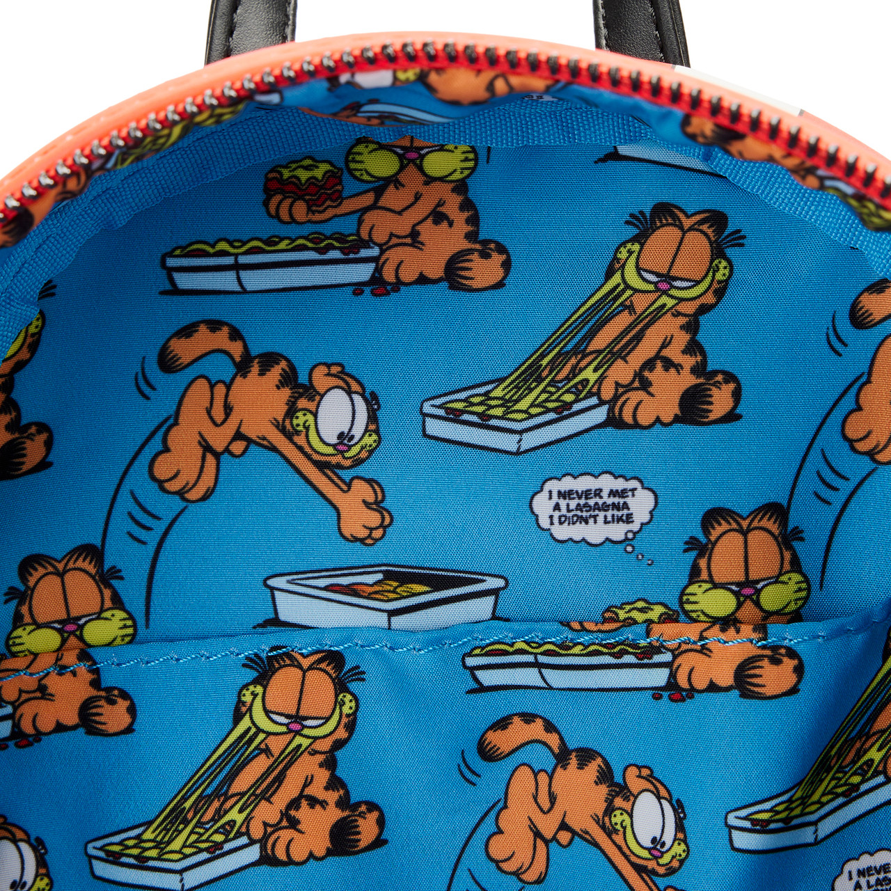 Loungefly Nickelodeon Garfield Loves Lasagna Mini Backpack - Comic