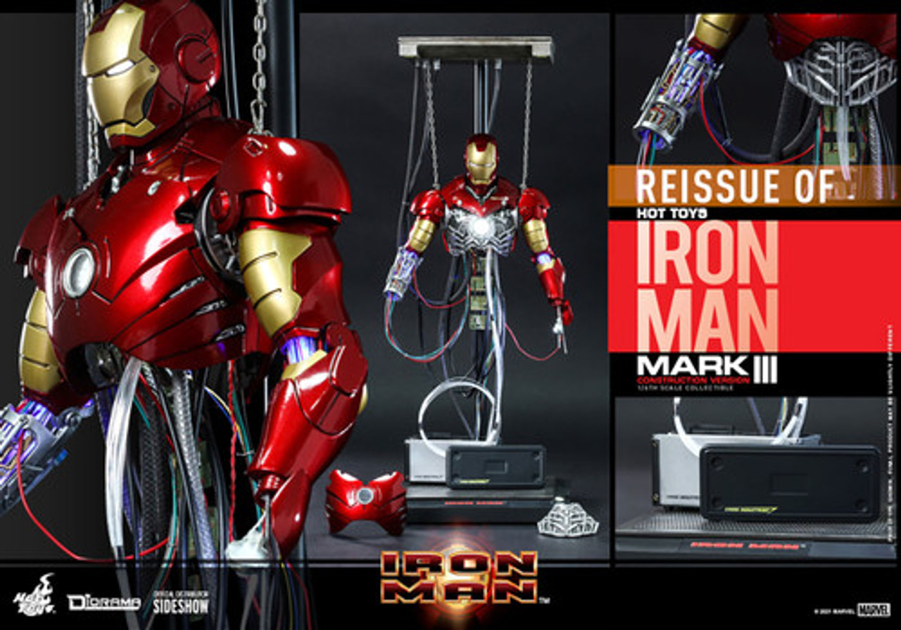 Hot Toys Iron Man Mk III Construction Version - Comic Spot