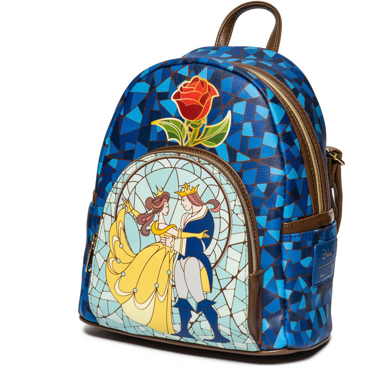 Exclusive Stained Glass Sleeping Beauty Mini Backpack Loungefly