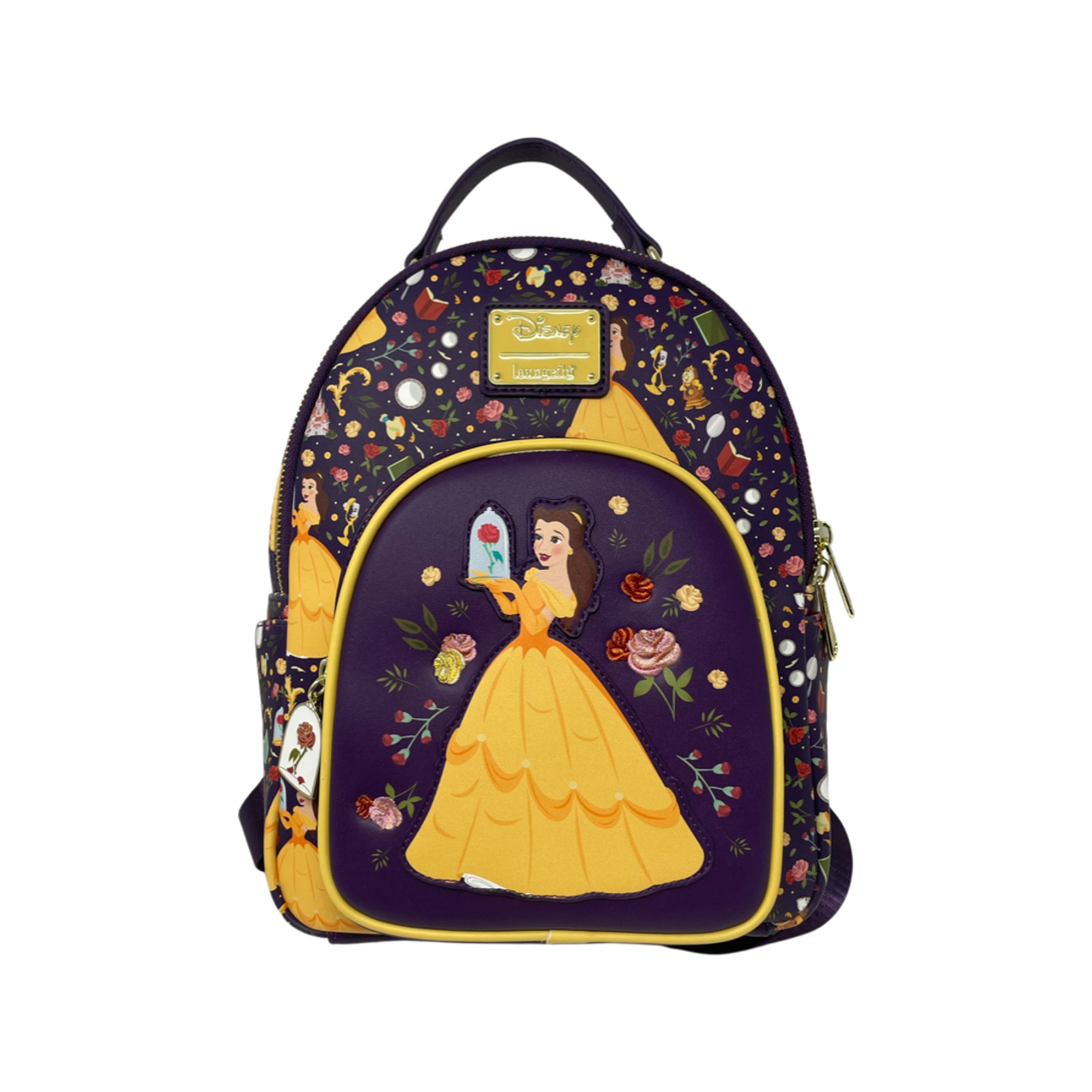 Loungefly x Disney Beauty and the Beast Belle Castle Mini Backpack