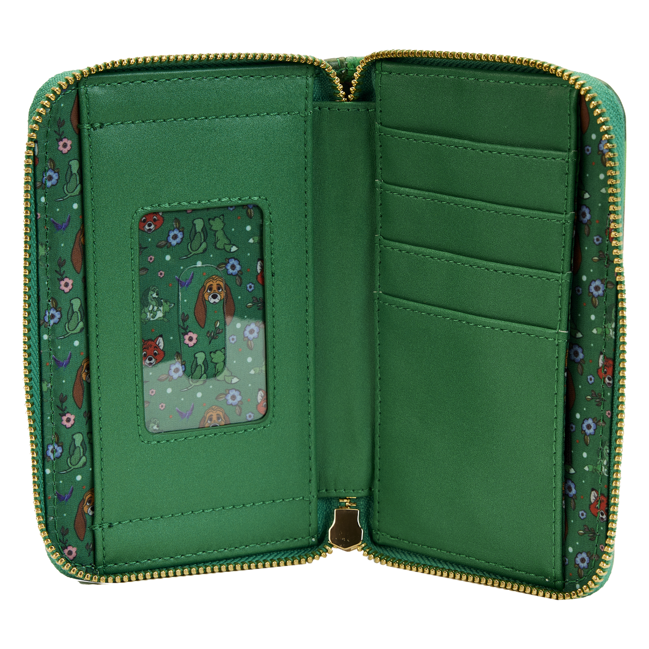 Loungefly Disney Classic Books Fox And The Hound Zip Around Wallet