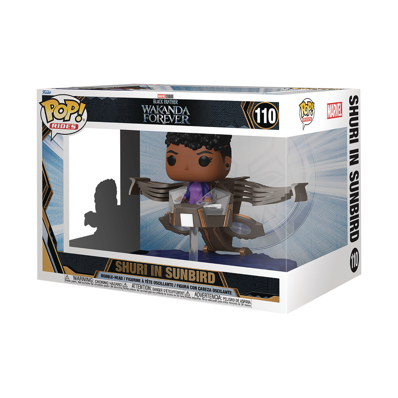 Pop! Rides Super Deluxe: Marvel: Black Panther: Wakanda Forever - Shuri in  Sunbird #110