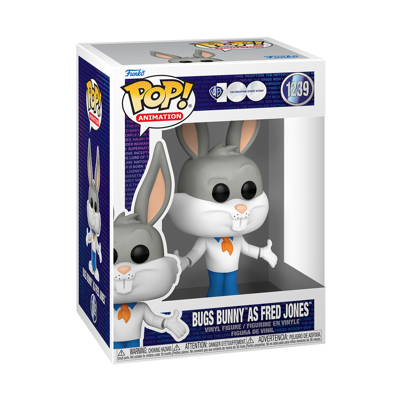 Pop! Animation: WB 100 - Looney Tunes, Bugs Bunny as Fred Jones 