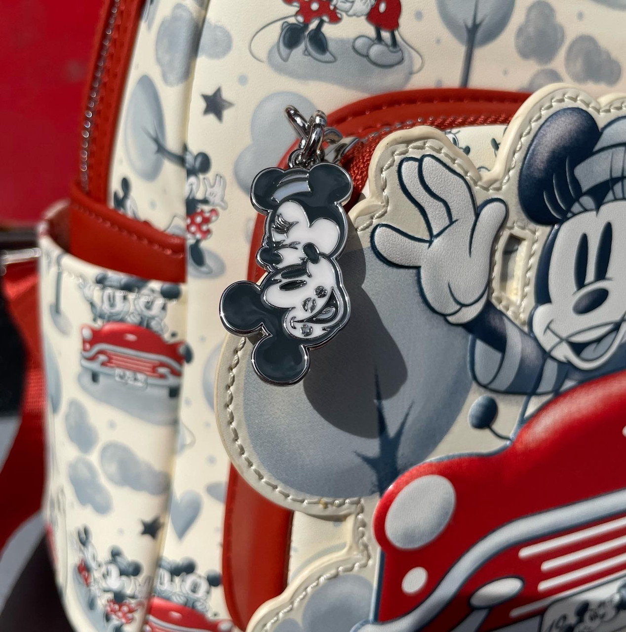 Minnie Mouse und Mickey Disney Stroh Zipper