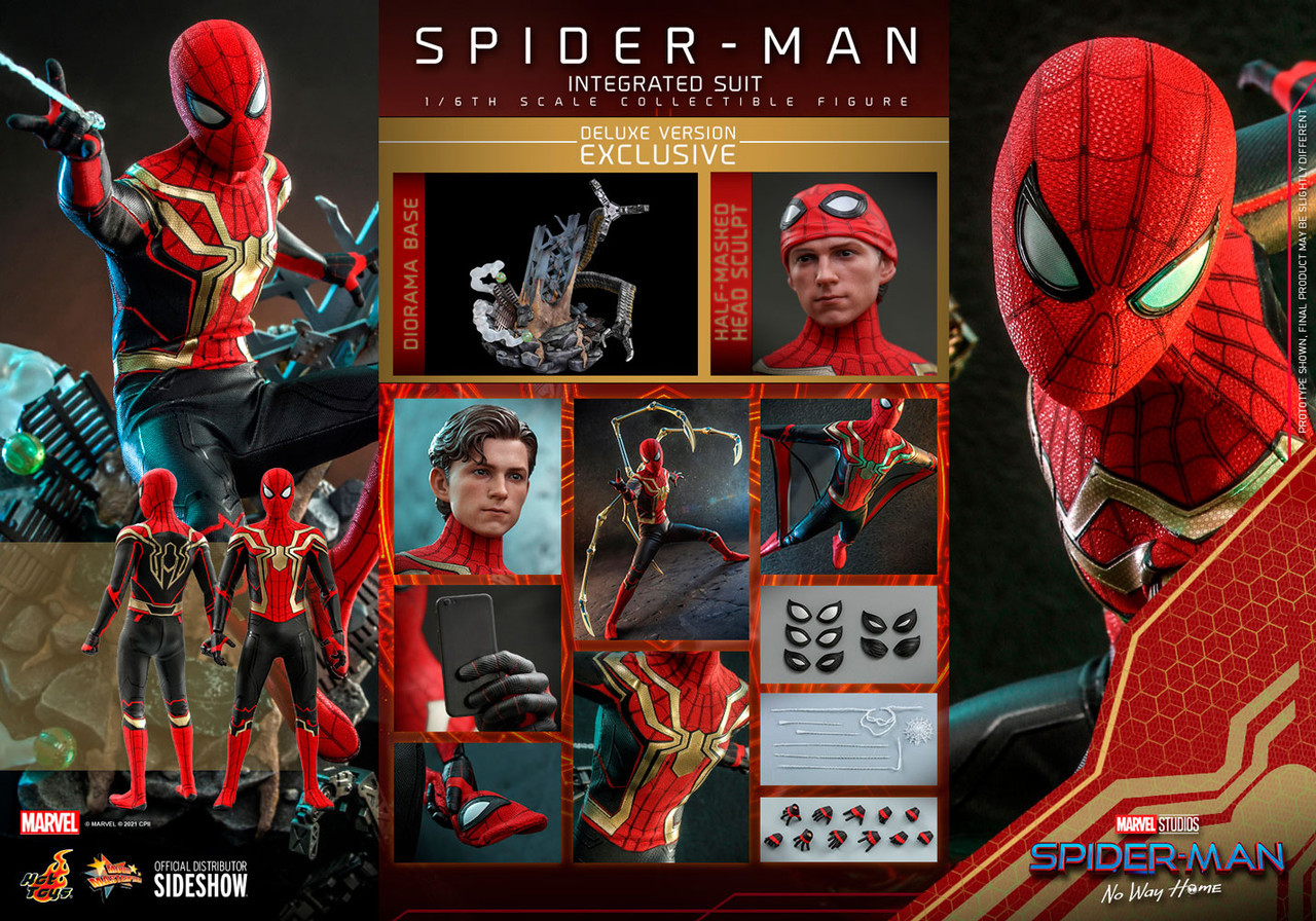 Spider-Man Integrated Suit Deluxe Sixth Scale Figure - Comic Spot