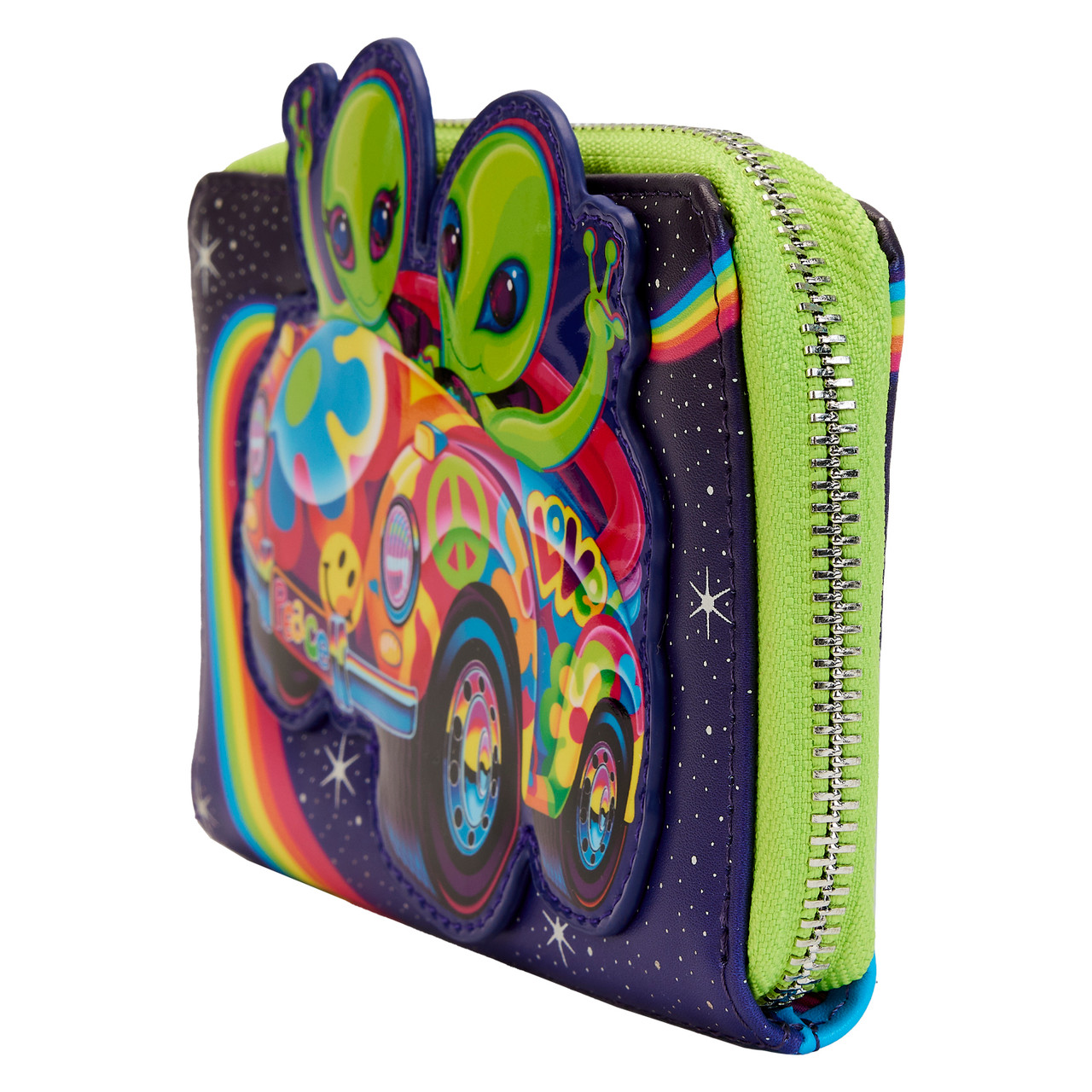 Loungefly Lisa Frank: AOP Iridescent Flap Wallet – Toy Place