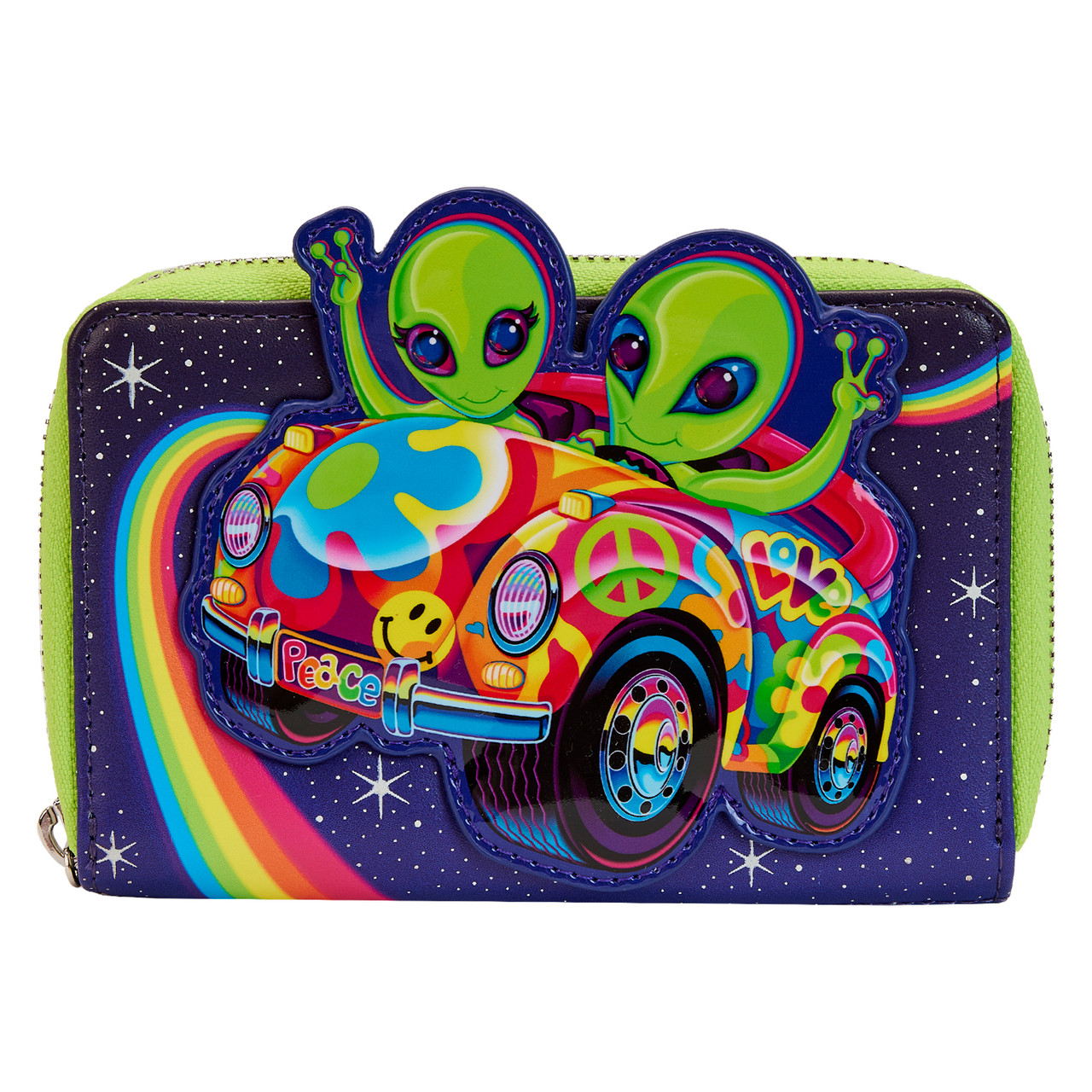 Loungefly LIsa Frank Cosmic Alien Ride Wallet