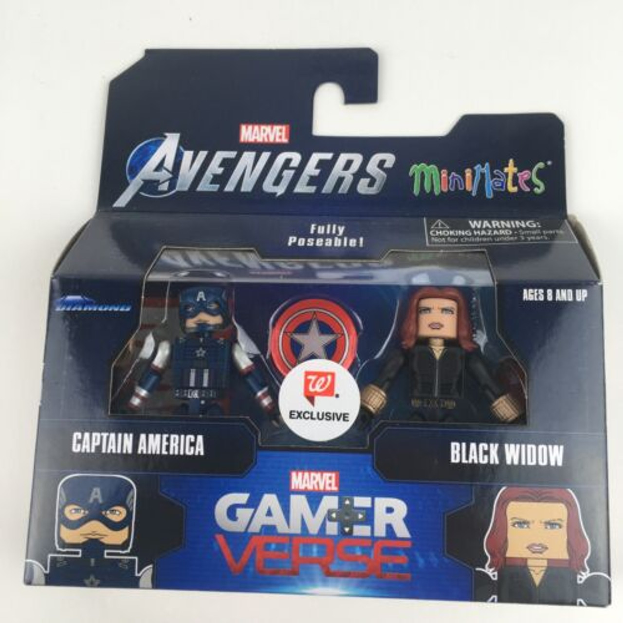 Minimates Gamerverse Captain America & Black Widow Walgreens