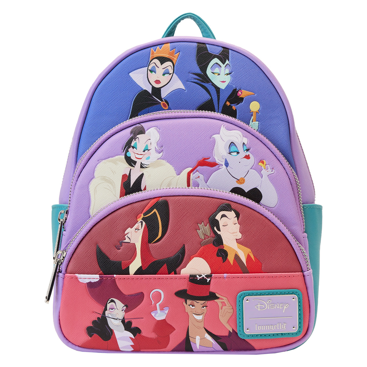 Disney Princesses Collage Triple Pocket Mini-Backpack