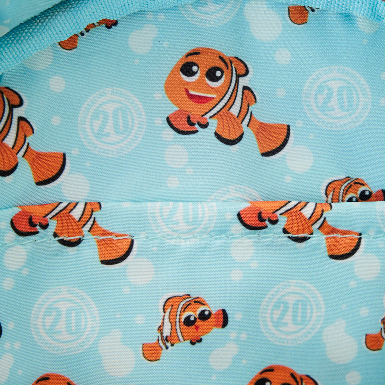 NEW Loungefly Finding Nemo 20th Anniversary Bubble Pocket Crossbody Bag Loungefly Disney Finding Nemo 20th Anniversary Bubble Pocket  main image 2