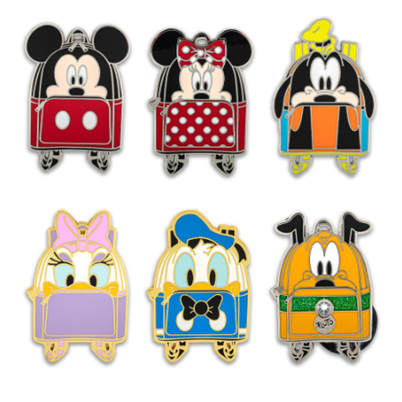 Loungefly Disney Character Backpack Pins Blind Box [ONE RANDOM PIN]