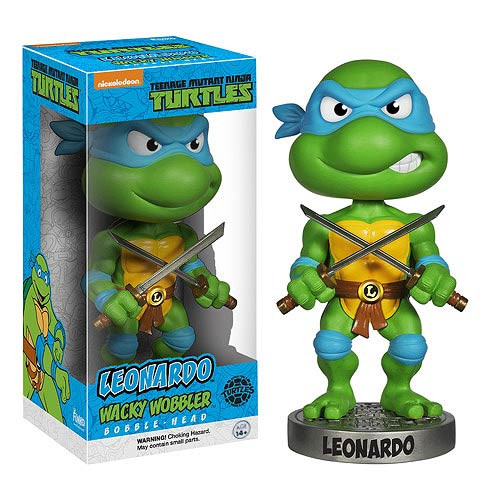 WACKY WOBBLER タートルズ ボブルヘッド Teenage Mutant Ninja Turtles Leonardo Bobble Head - Comic Spot