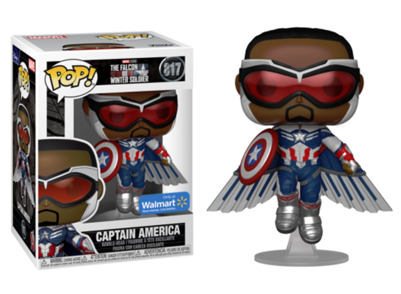 Pop! Marvel The Falcon and The Winter Soldier Captain America Blacklight  #987 - Comic Spot