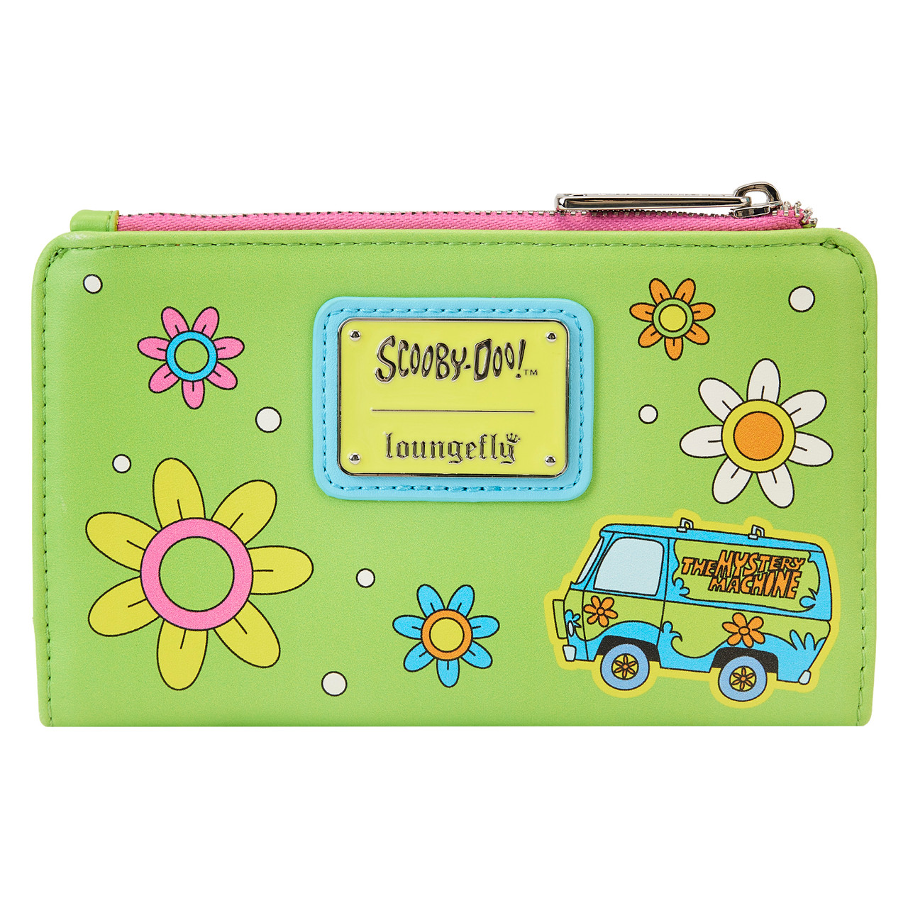Loungefly Scooby Doo Psychedelic Monster Chase Glow Flap Wallet