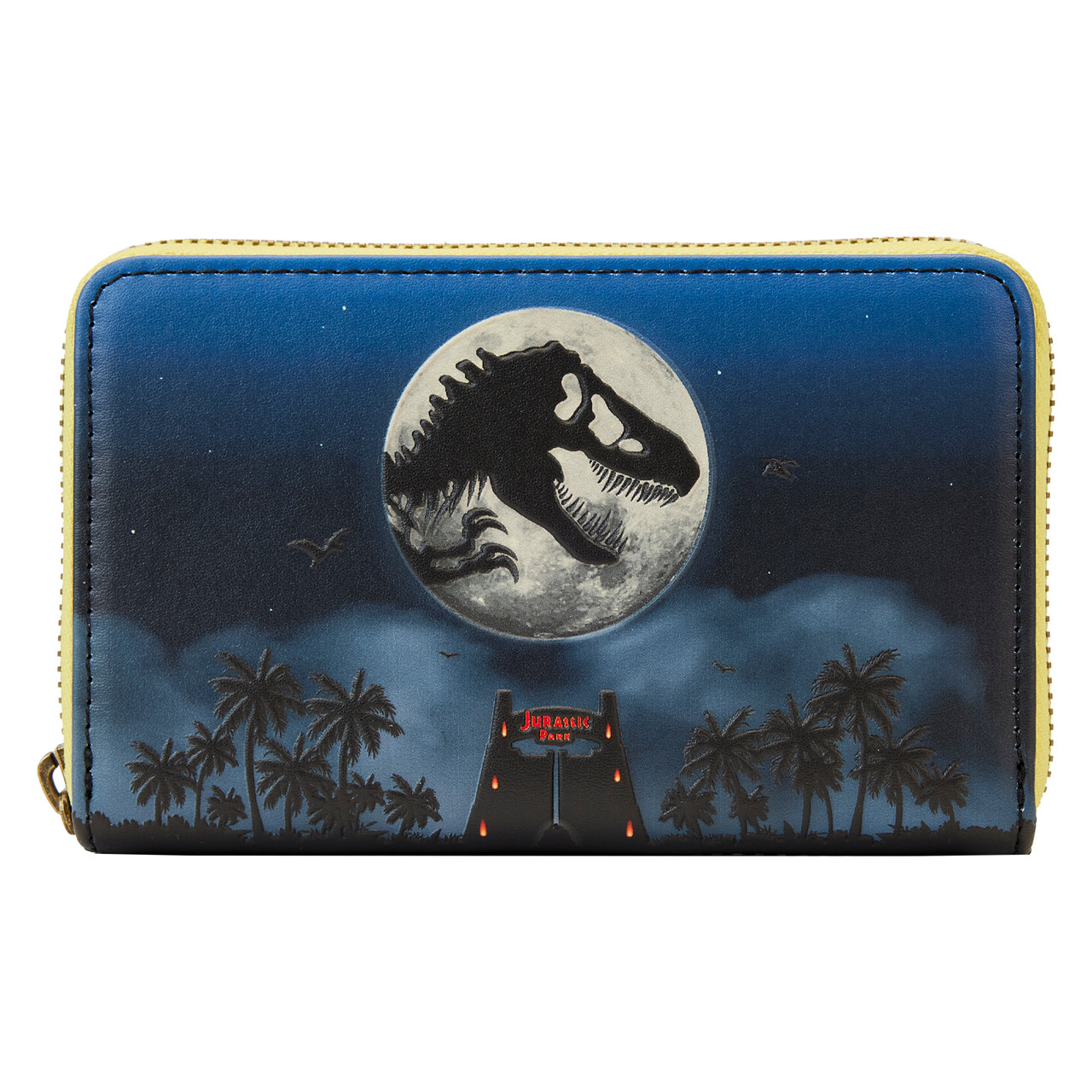 ★TOUT Y EST★ Dino Dino Film Wallet RXACX24113BKX Loungefly Jurassic Park 30Th Anniversary Dino Moon Zip