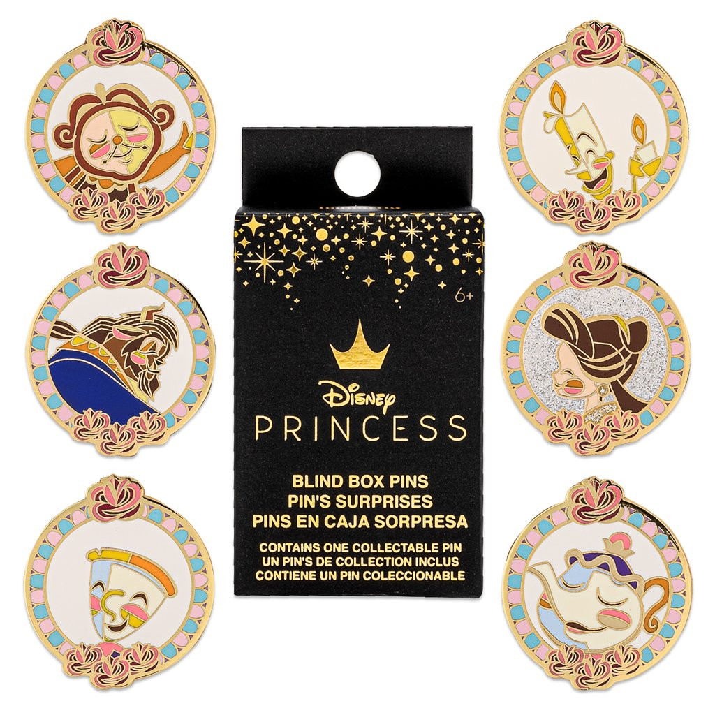 Loungefly Disney Beauty and the Beast Portraits Blind Box Pins