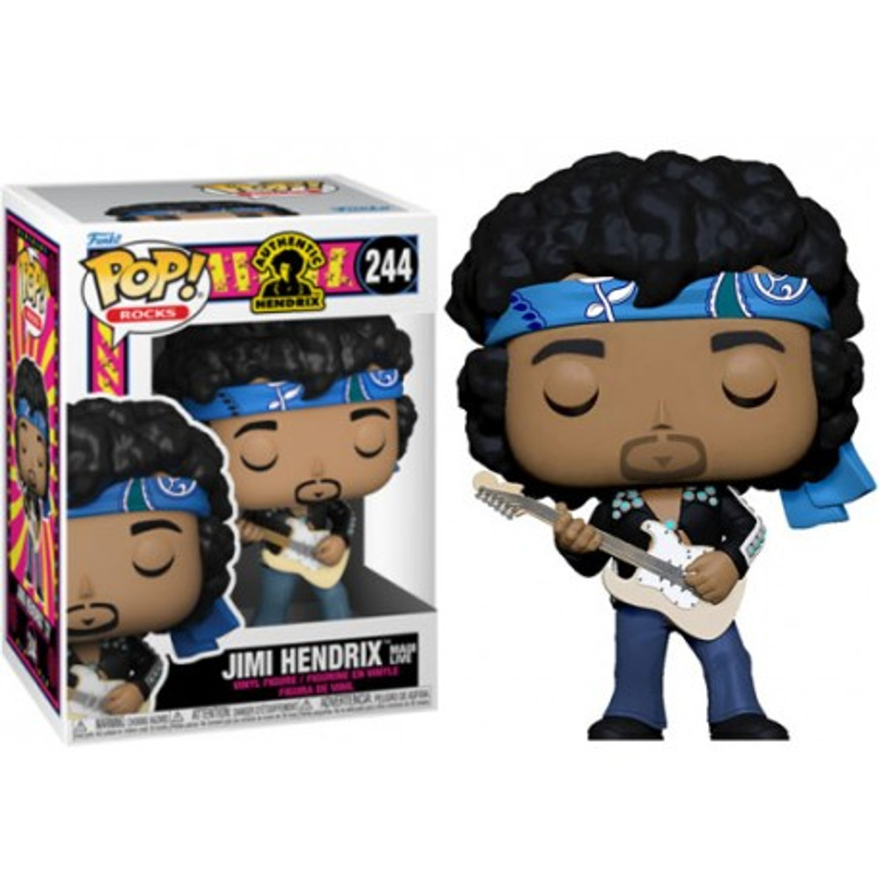 Pop! Rocks: Jimi Hendrix (Live in Maui Jacket) #244 - Comic Spot