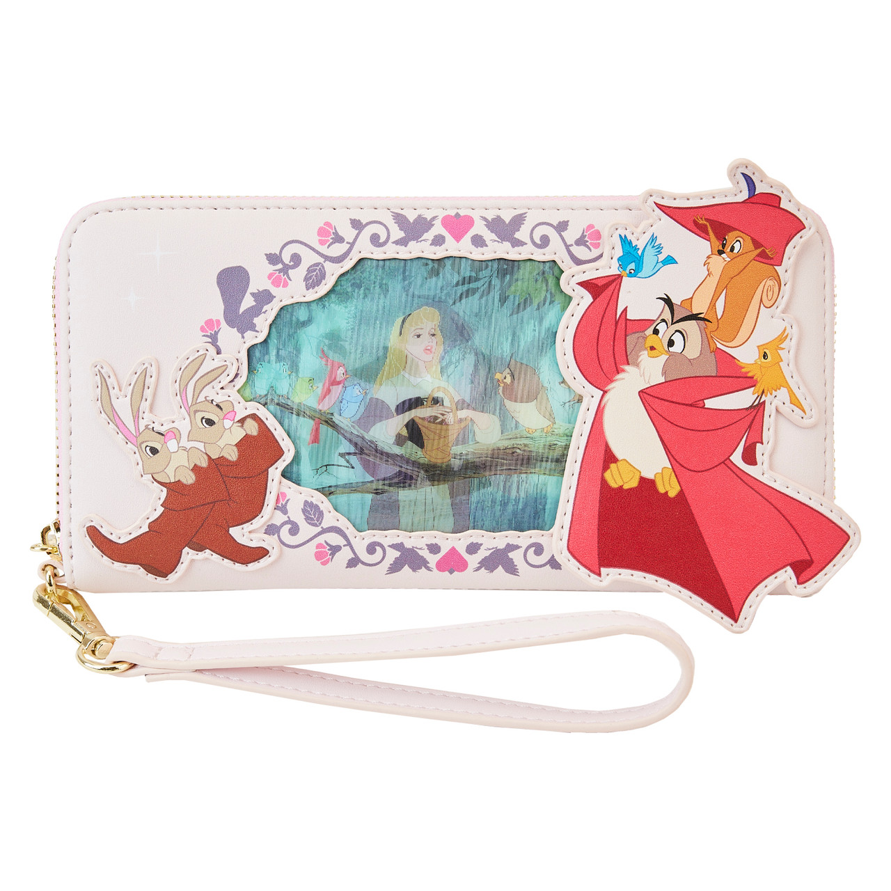 Loungefly Disney Princess Castle Series Sleeping Beauty backpack, crossbody  and wallet in 2023