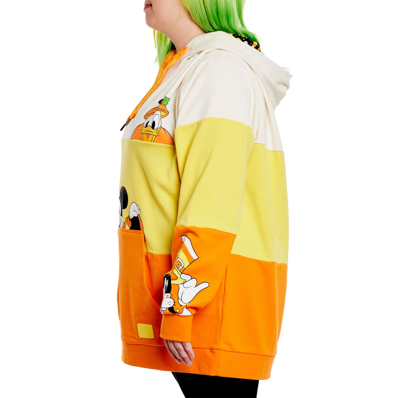 Loungefly Disney Mickey u0026 Friends Candy Corn Hoodie - Comic Spot