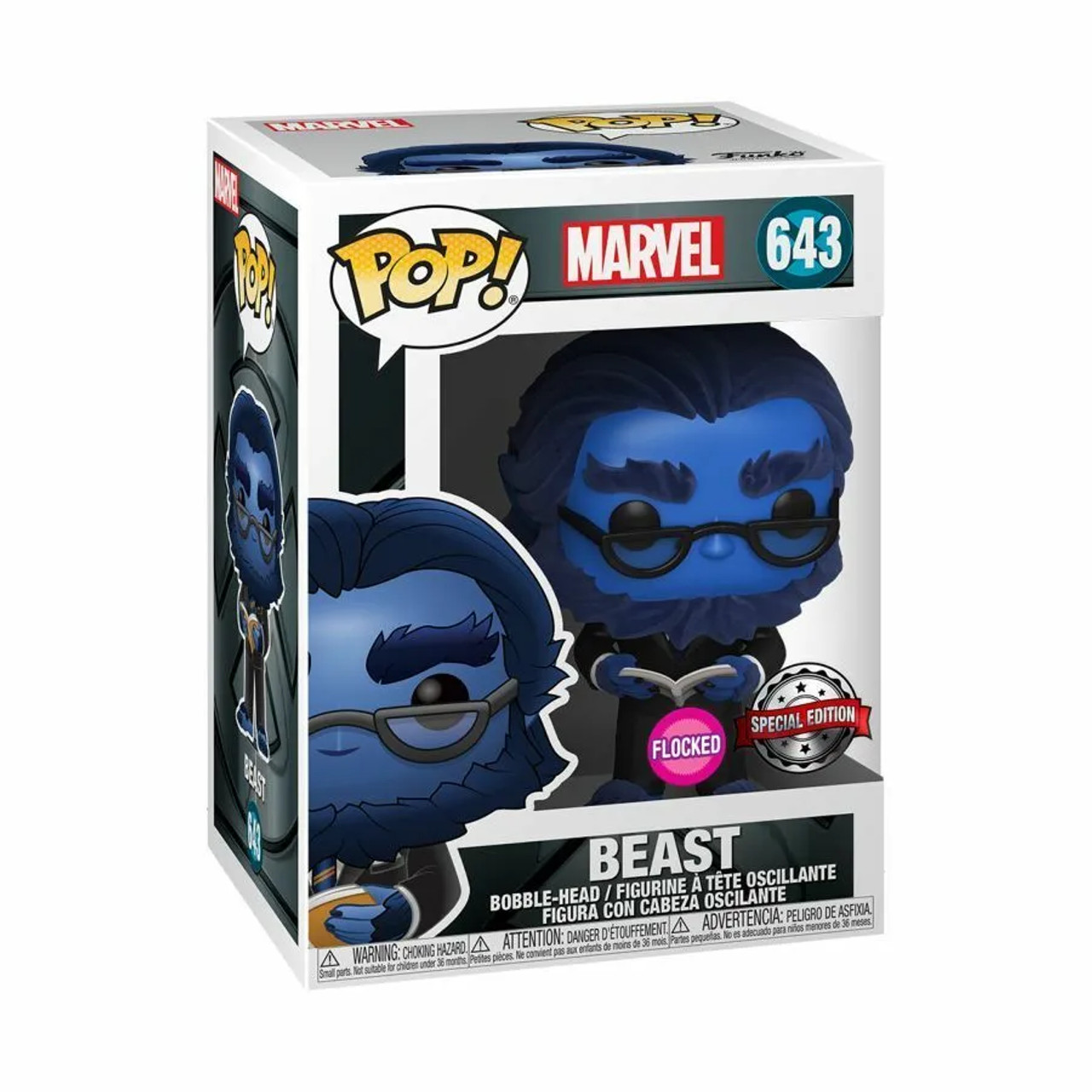 POP Marvel: X-Men 20th Anniversary - Beast Flocked Exclusive