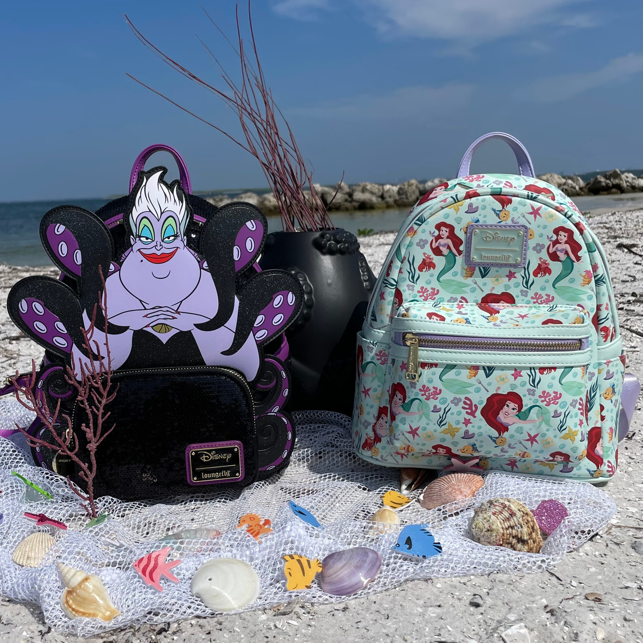 Loungefly Little Mermaid Backpack - Ariel,  Exclusive Disney