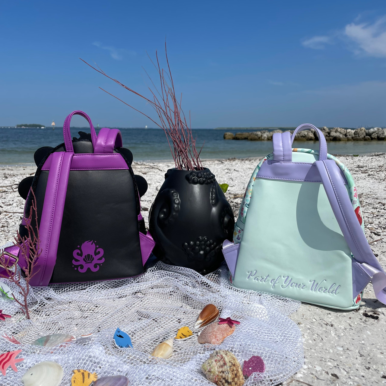 The Little Mermaid: Ursula Lair Loungefly Mini Backpack