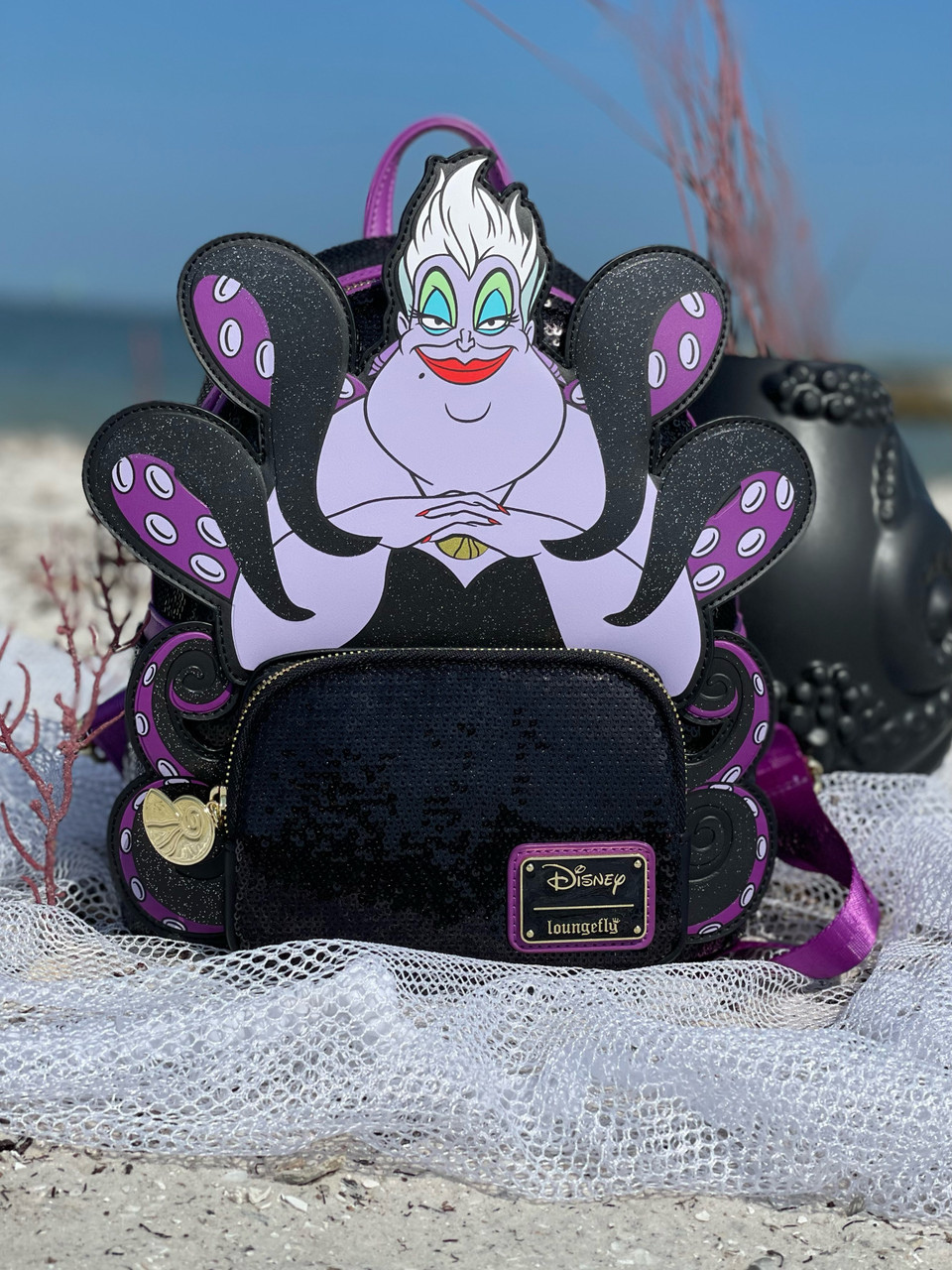 EXCLUSIVE DROP: Loungefly Disney Villains Maleficent Dragon/Ursula