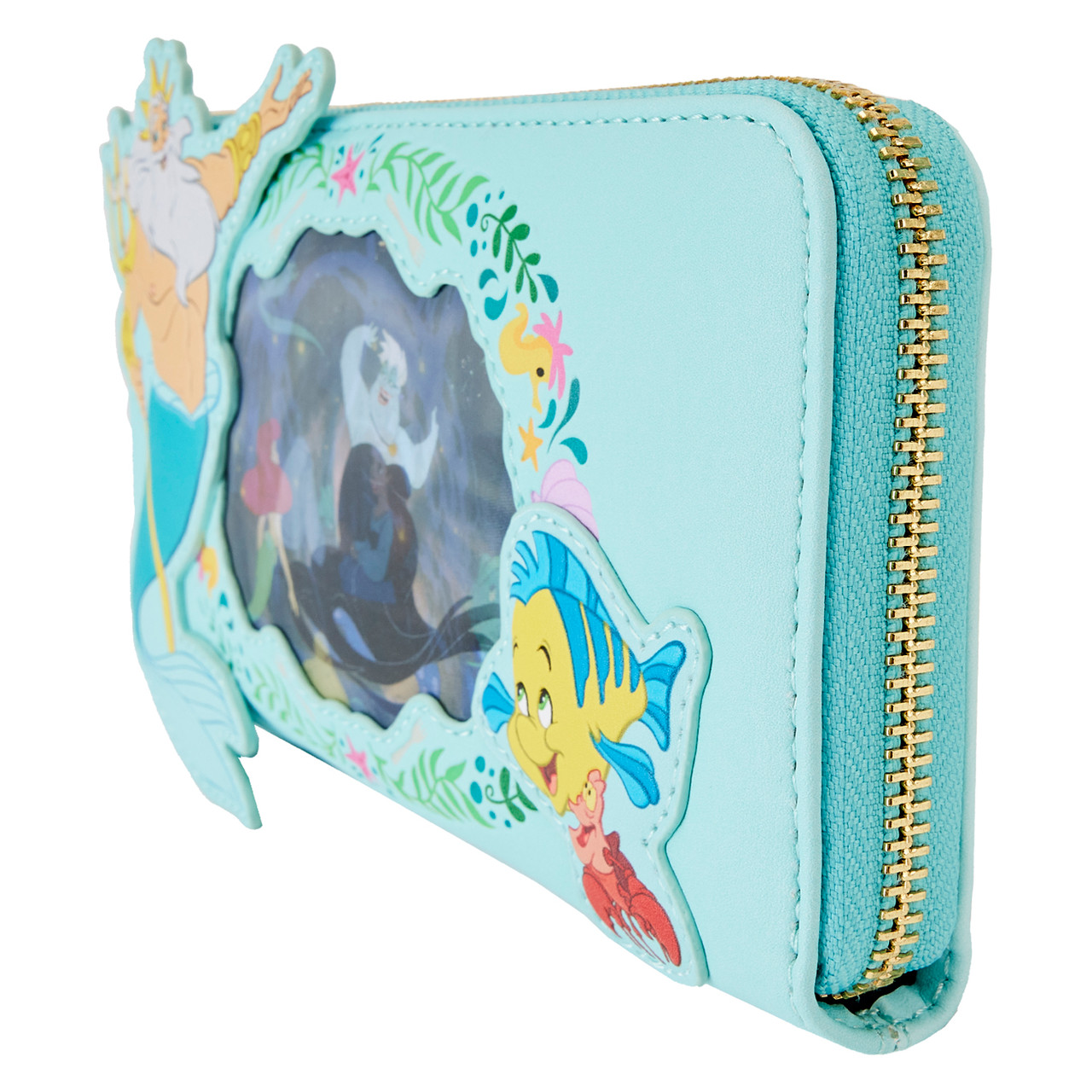 Loungefly Disney The Little Mermaid Princess Lenticular Zip Around