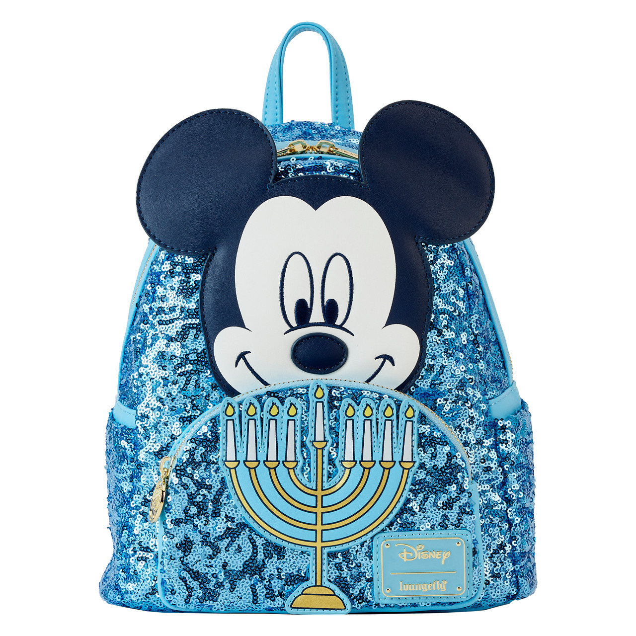 Loungefly Disney Mickey Happy Hanukkah Menorah Mini Bakcpack 