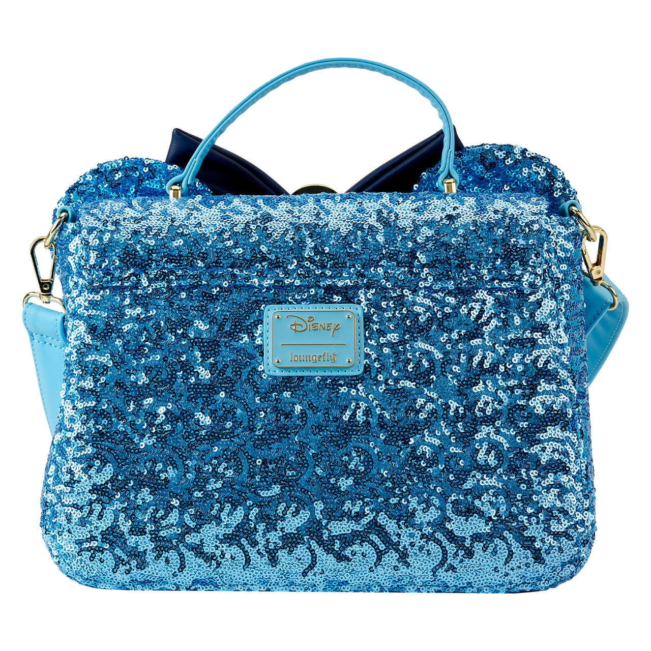 Disney×Loungefly ミニーショルダーバッグ Loungefly Disney Mickey & Minnie Debossed Silhouettes Mini