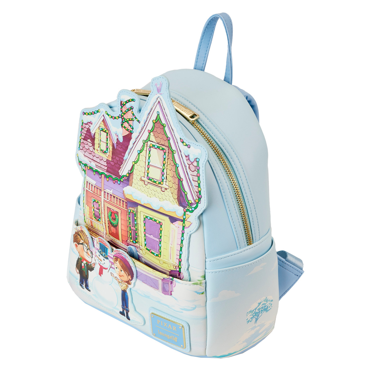 Loungefly Disney Pixar Up House Christmas Lights Mini Backpack