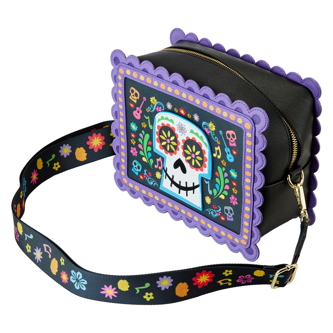 Coco Floral Skull Crossbody Purse - Entertainment Earth