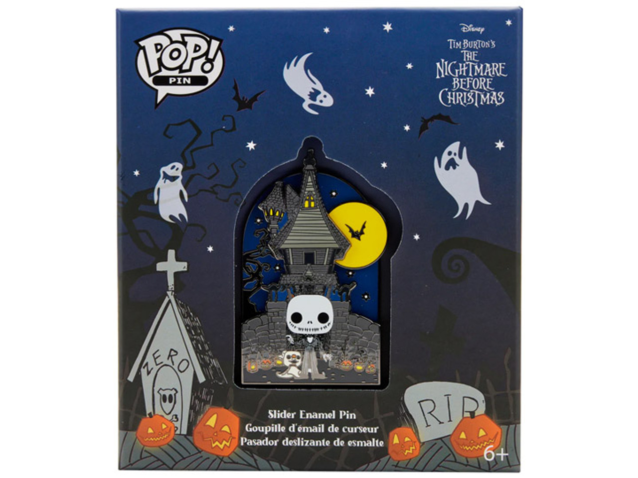 Disney Loungefly 3'' Collector Box Pin Nightmare Before