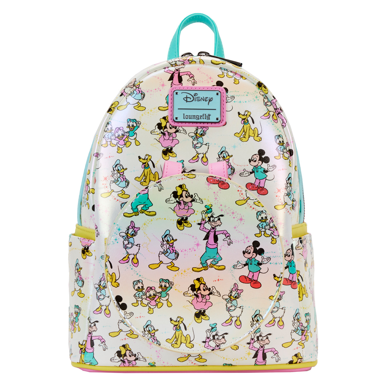 Loungefly Disney Minnie Mouse White Heads Mini Backpack Handbag