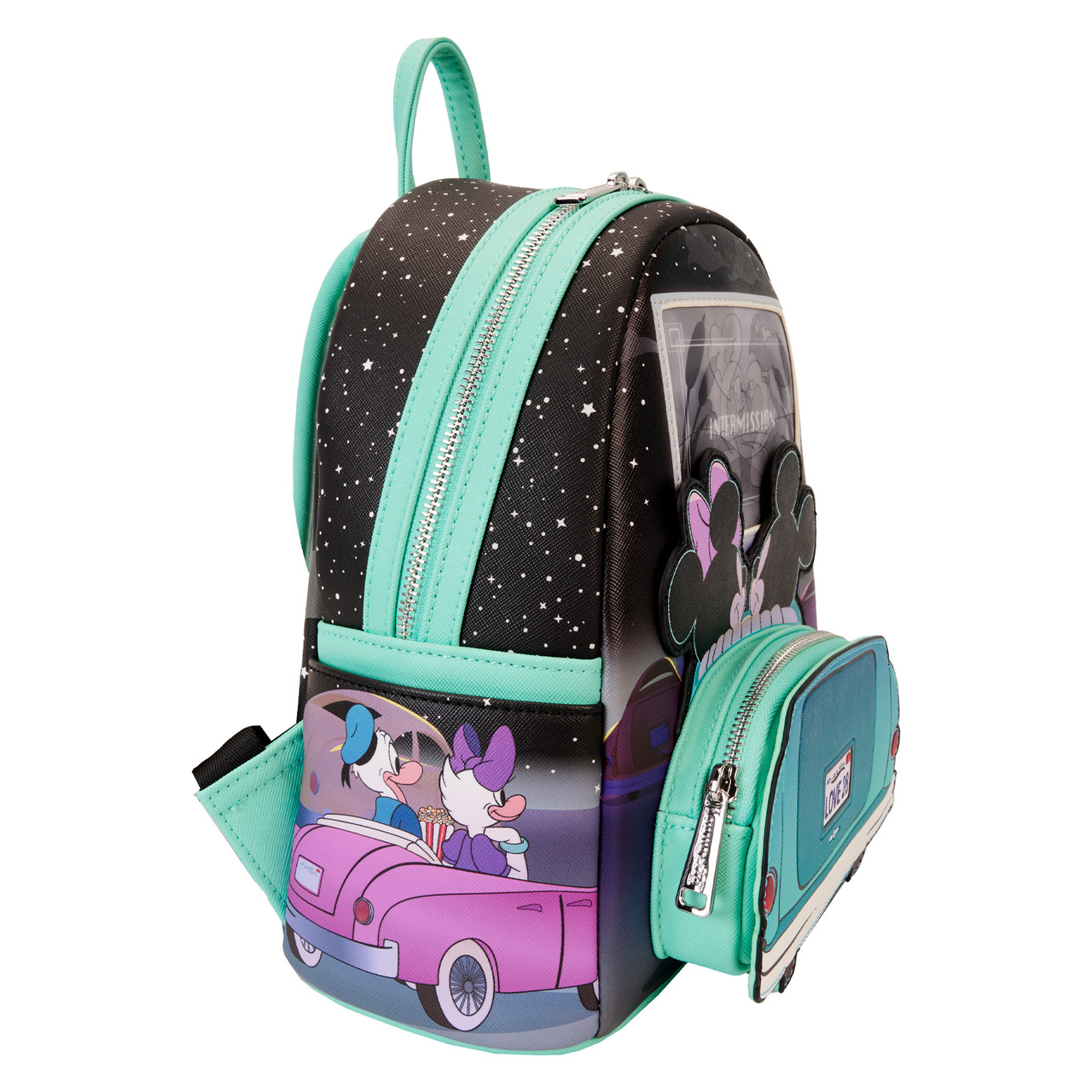 Loungefly Mickey and Minnie Date Night Diner Mini-Backpack Loungefly Disney Mickey And Minnie Date Night Drive-In Mini  main image 2