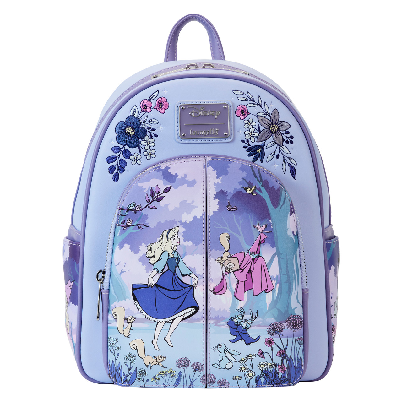Loungefly Sleeping Beauty ミニバックパックディズニー Loungefly Sleeping Beauty 65th Anniversary Floral Scene Mini